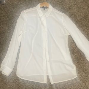 Banana Republic sheet button up blouse
